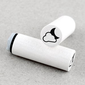 Ministempel Mond mit Wolke