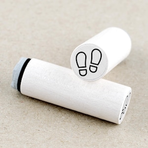 Ministempel Schritte Schuhabdrücke