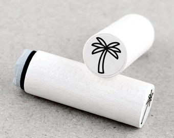 Mini Rubber Stamp Palm Tree