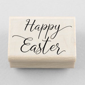 Rubber Stamp Happy Easter 40 x 25 mm