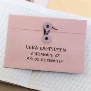 Textstempel mit Adresse in unterschiedlichen Größen Design 19