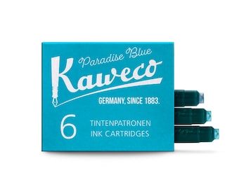 Kaweco Tintenpatronen Paradiesblau 6er Pack