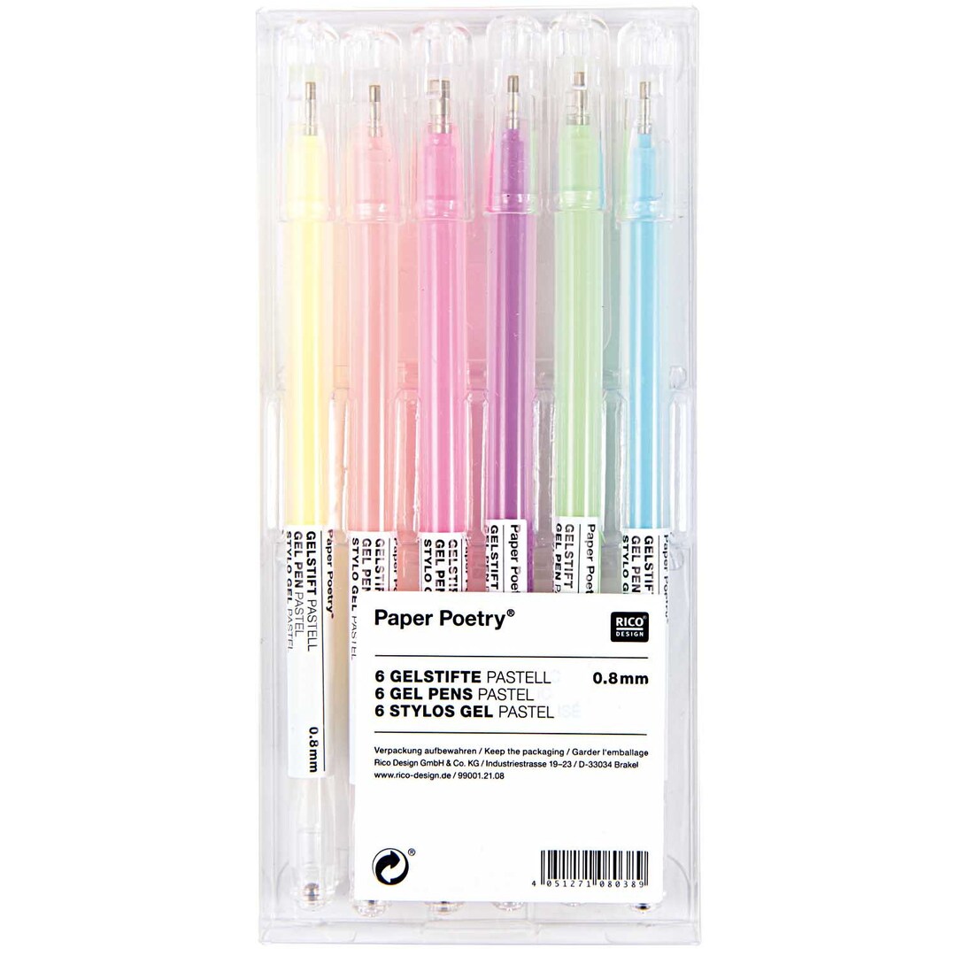 Colorful Gel Pen 0.8mm (10 PCS)