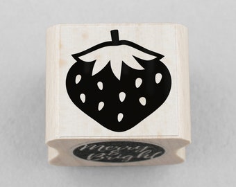 Rubber Stamp Strawberry Bred 20 x 20 mm