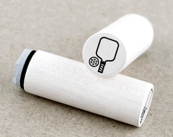Mini Rubber Stamp Pickleball