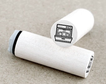 Mini Rubber Stamp Dishwasher