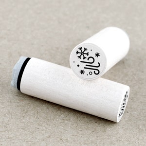 Ministempel Schneegestöber