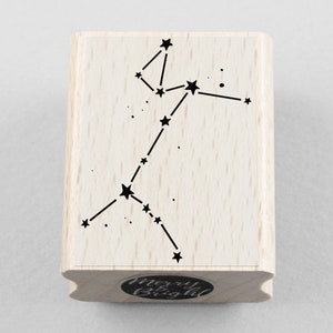 Stempel Sternbild Sirius 30 x 40 mm