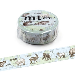 mt Masking Tape Ex World Animals