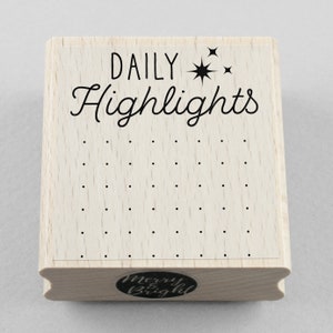 Stempel Daily Highlights 50 x 55 mm