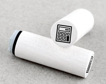 Mini Rubber Stamp Pocket Calculator