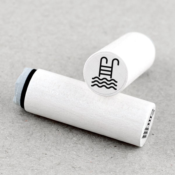 Mini Rubber Stamp Swimming Pool