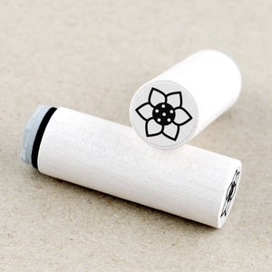 Mini Rubber Stamp Blossom