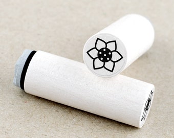 Mini Rubber Stamp Blossom