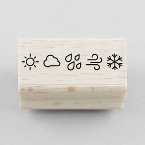 Rubber Stamp Weather 35 x 10 mm