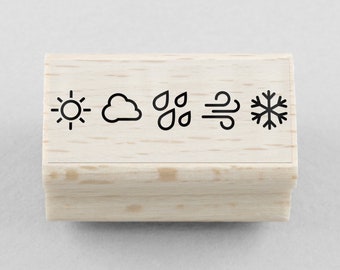 Rubber Stamp Weather 35 x 10 mm