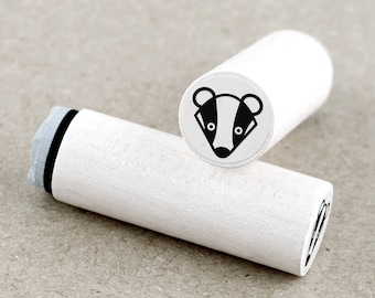Mini Rubber Stamp Badger