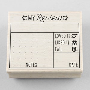 Rubber Stamp My Review 60 x 50 mm