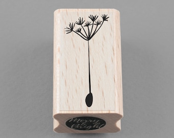 Rubber Stamp Dandelion 10 x 20 mm