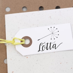 Kleiner Namens-Stempel Pusteblume Willow x Vornamen