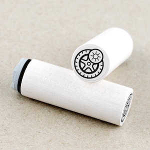 Mini Rubber Stamp Summer Tires