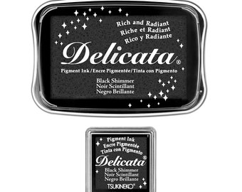 Ink Pad Black Shimmer Delicata
