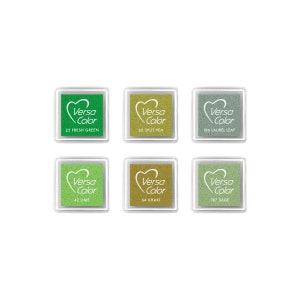 Tampone per inchiostro verde chiaro VersaColor Tsukineko piccolo