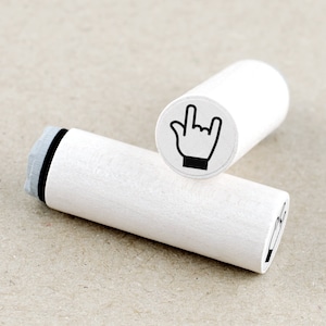 Ministempel ILY-Zeichen (Ich liebe dich)