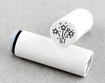 Mini Rubber Stamp Fireworks