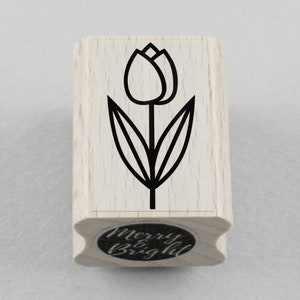 Stempel Tulpe 15 x 25 mm