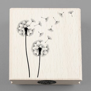 Rubber Stamp Dandelion 60 x 70 mm