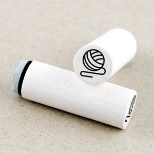 Mini Rubber Stamp Ball Of Wool