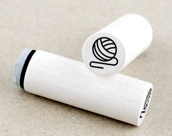 Mini Rubber Stamp Ball Of Wool