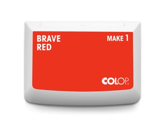 Stempelkissen Brave Red 9 x 5 cm COLOP MAKE 1