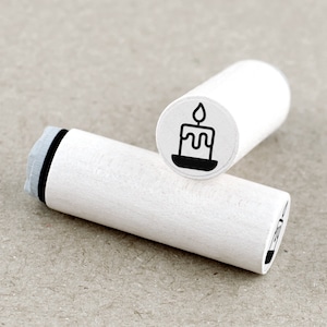 Ministempel Stumpenkerze