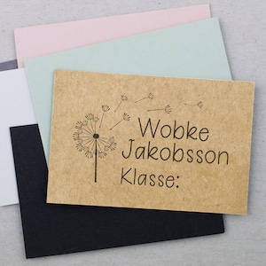 Kleiner Schul-Stempel Pusteblume Wobke 50 x 25 mm