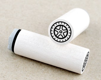 Mini Rubber Stamp Car Tires