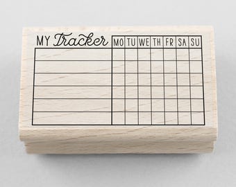 Rubber Stamp My Tracker 75 x 45 mm