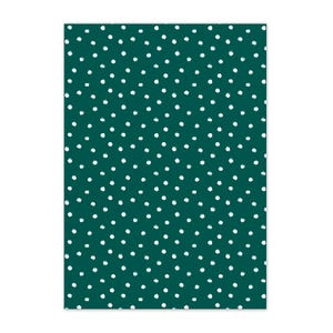Postkarte DIN A6 Dots Green
