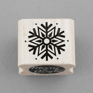 スタンプ スノーフレーク 20×20mm