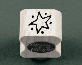 Rubber Stamp Little Star 10 x 10 mm