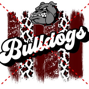 Bulldogs Sublimation Design | Bulldogs | Sports | Sublimation PNG | Digital Download | Printable Artwork