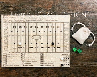 Laser Cut File for Wooden Football Game