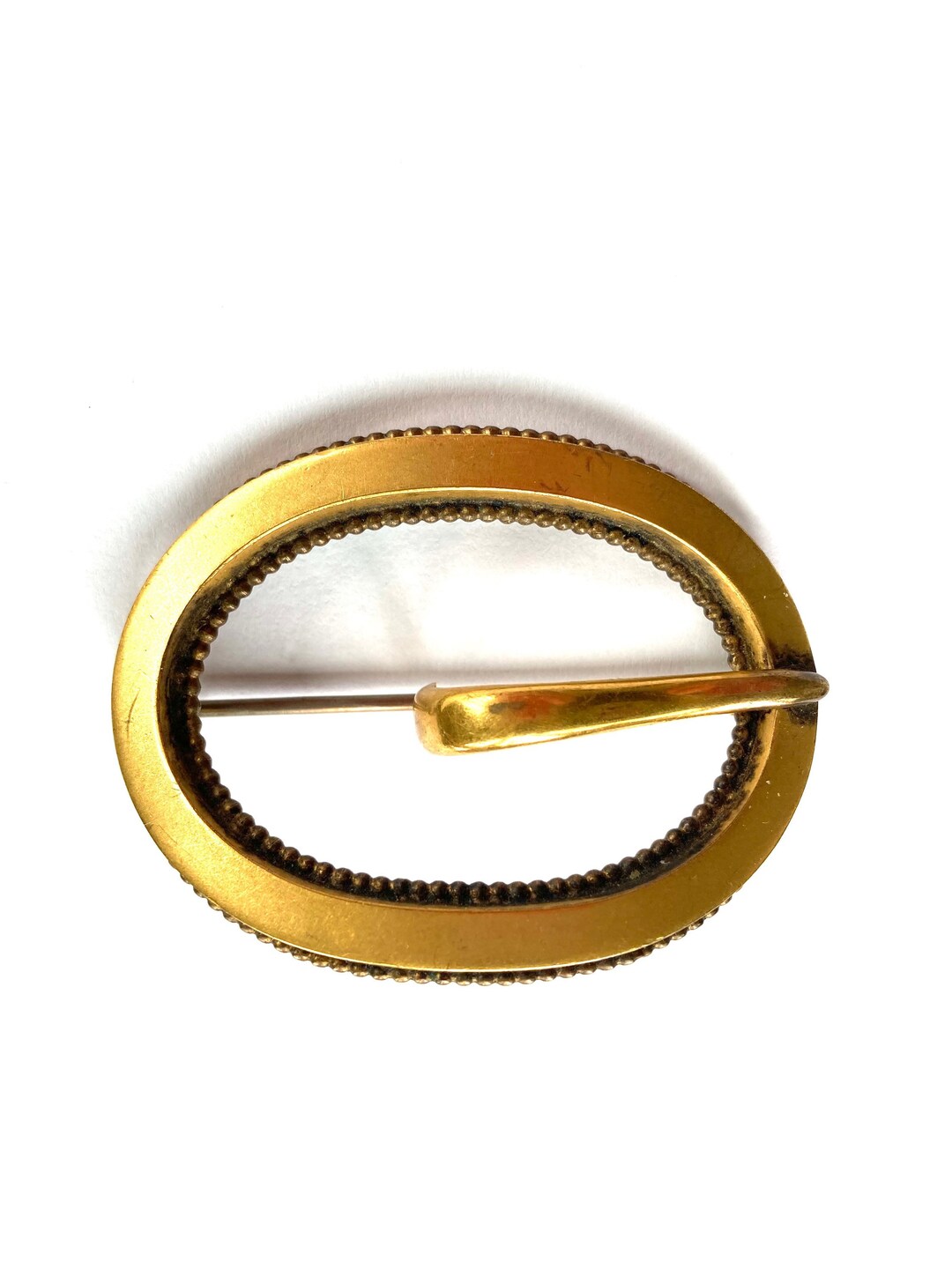 Antique GLP & Co. George Paine Gold-plated Buckle Brooch - Etsy