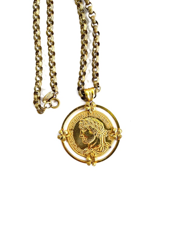 Miriam Haskell IMP Caesar Traianus Hadrianus Neck… - image 1