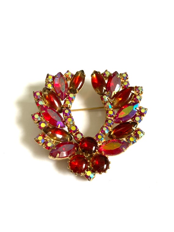 Exquisite Juliana Mid-Century Rhinestone Brooch