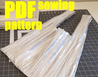 Designer Shopper Bag PDF Download Sewing Pattern