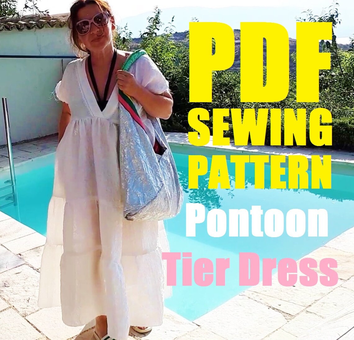 Pontoon Tier Dress PDF Sewing Pattern | Etsy Canada