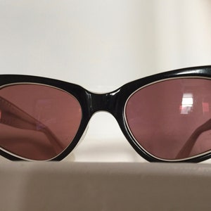 Sunglasses, Cat's Eye Sunglasses, Frames from France, Rhinestone Sunglasses, Retro Sunglasses image 3