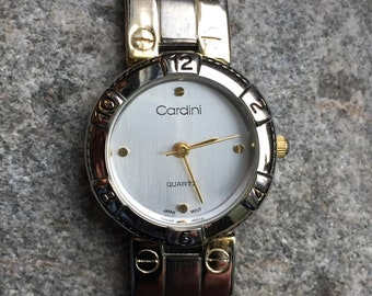Watch Ladies Wrist Watch Silver Watch Cardini Watch Vintage